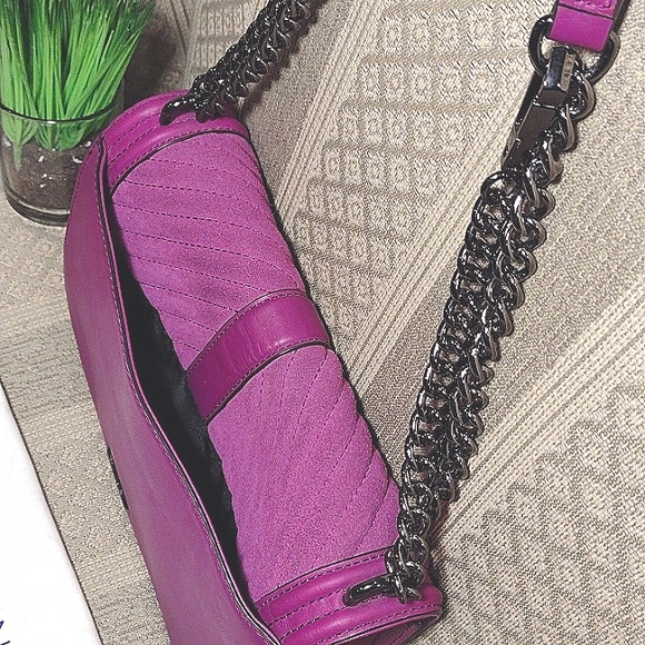 Rebecca Minkoff Quilted Love Convertible Crossbody Clutch - Picture 15 of 16